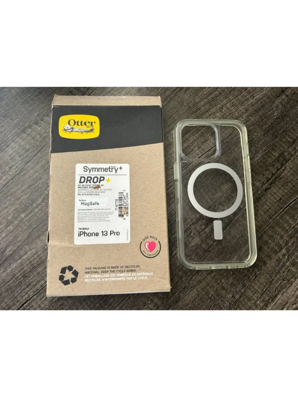 OtterBox iPhone 13 Pro Symmetry Series+ Clear Case MagSafe Compatible Slim